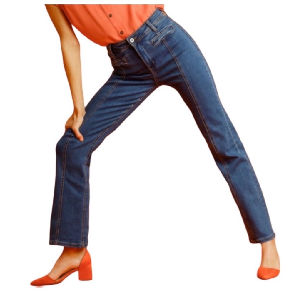 Umgee Full-Length Blue Denim Jeans